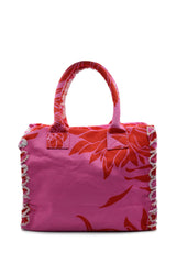 BEACH SHOPPING CANVAS RICICLATO STAMPATO