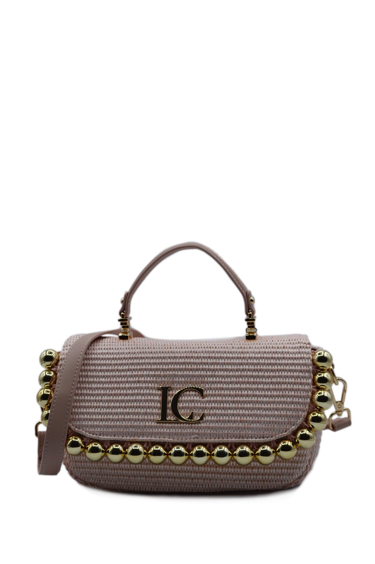 FIREFLY HANDBAG RAFFIA + SYNTH.