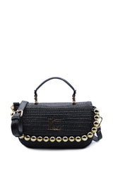 FIREFLY HANDBAG RAFFIA + SYNTH.