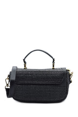 FIREFLY HANDBAG RAFFIA + SYNTH.