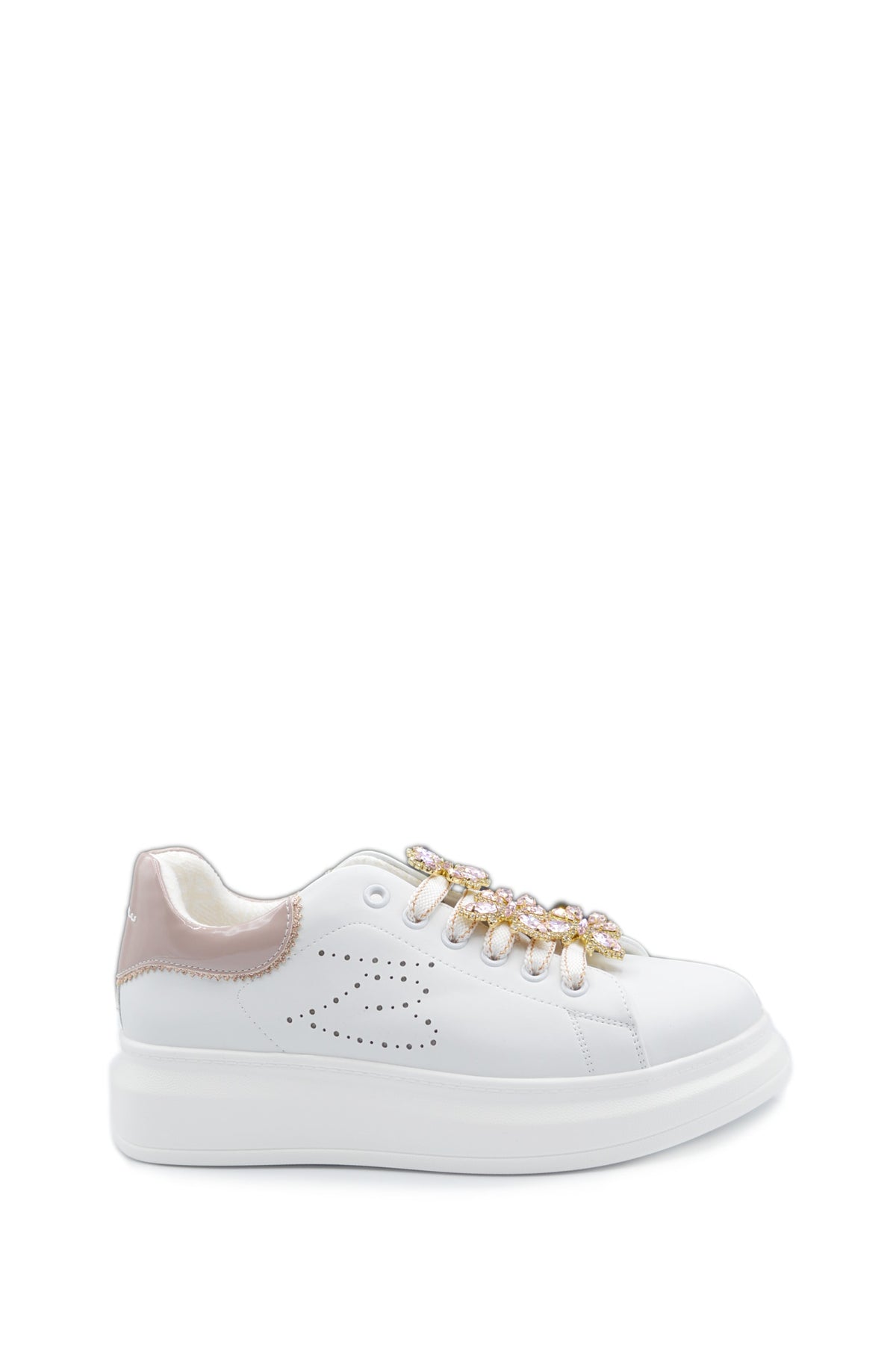 SNEAKER ALOE IN PELLE + FARFALLE