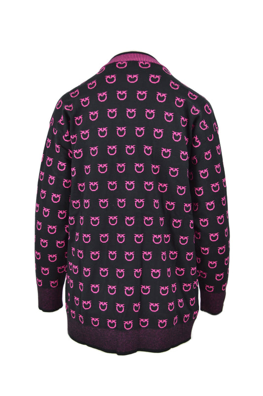 LAMA CARDIGAN TUBICO LOGO BIRDS