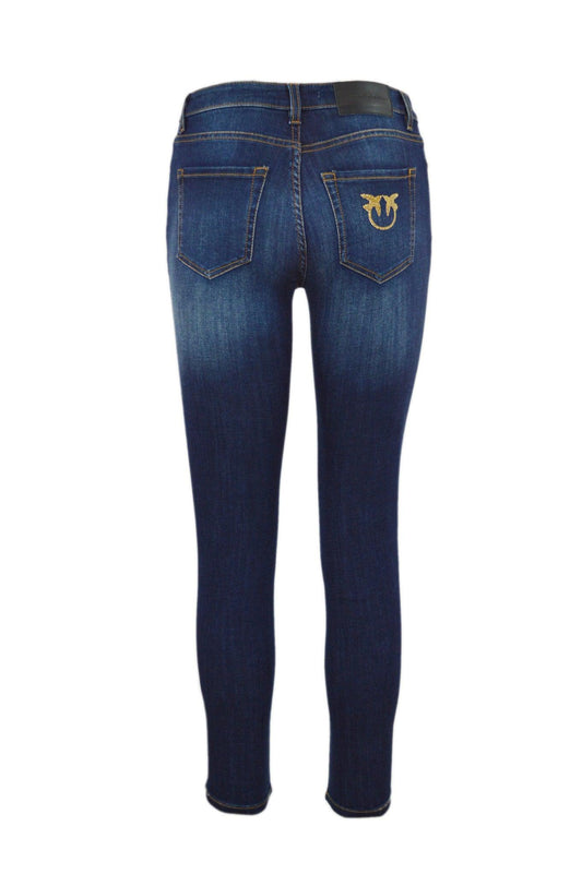 SABRINA SKINNY DENIM POWER STRETCH + RICAMO