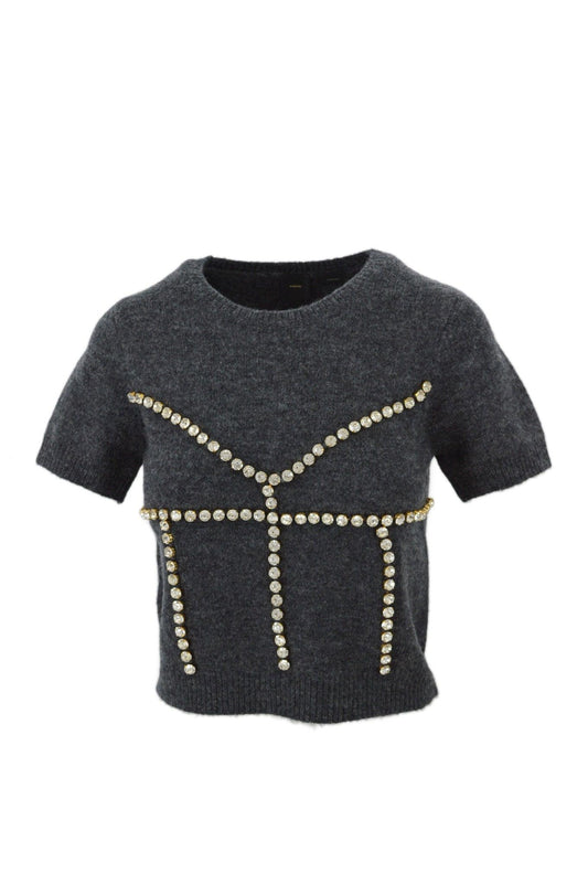 MEDUSA MAGLIA MISTO LANA SUPER SOFT + STRASS